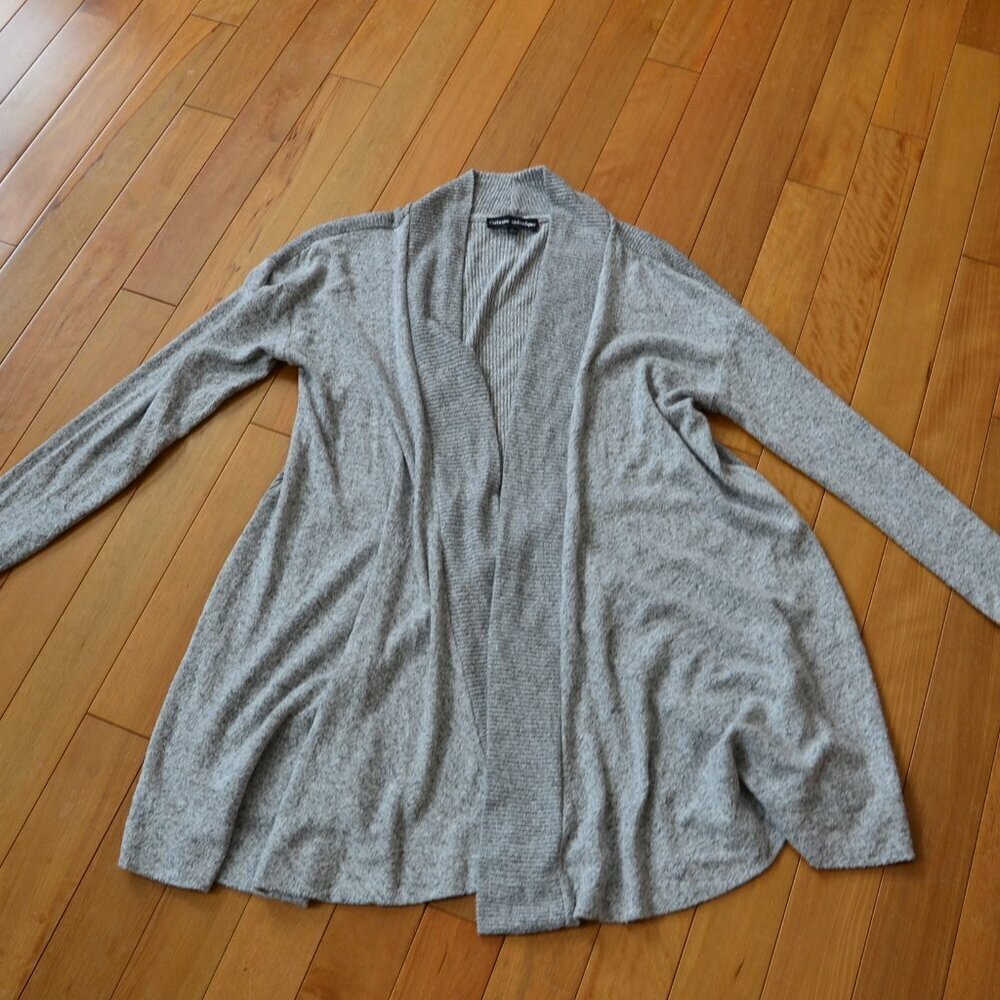 Catherine Malandrino Open Front Long Cardigan Size M